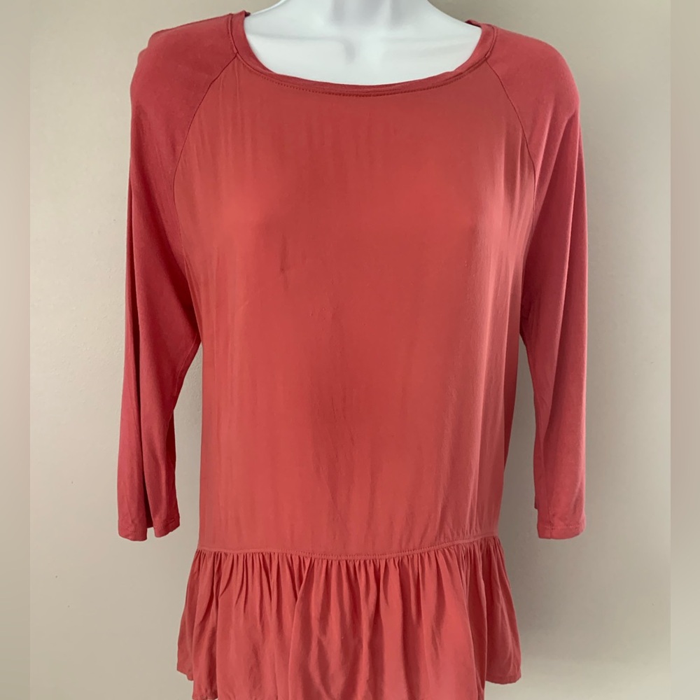 LOFT  Outlet Mauve Babydoll Top